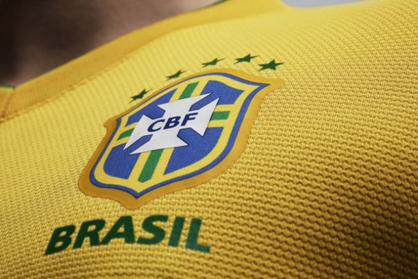 Brazil national football team logo hi-res stock photography and