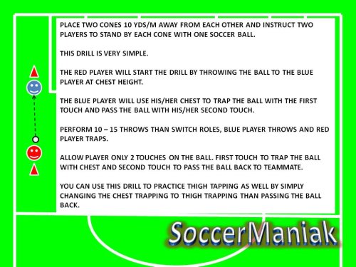 Passing and Trapping Soccer Drills